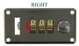 Large 3 Dial Combination Lock Right
