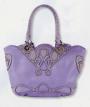 Lilac synthetic handbag by Smith and Canova 89090LILAC