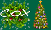 Cox the Saddler Seasonal Logo