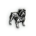 Bulldog Pewter Badge D14