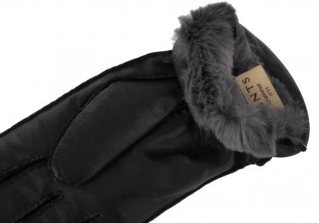 fur lined gloves mens