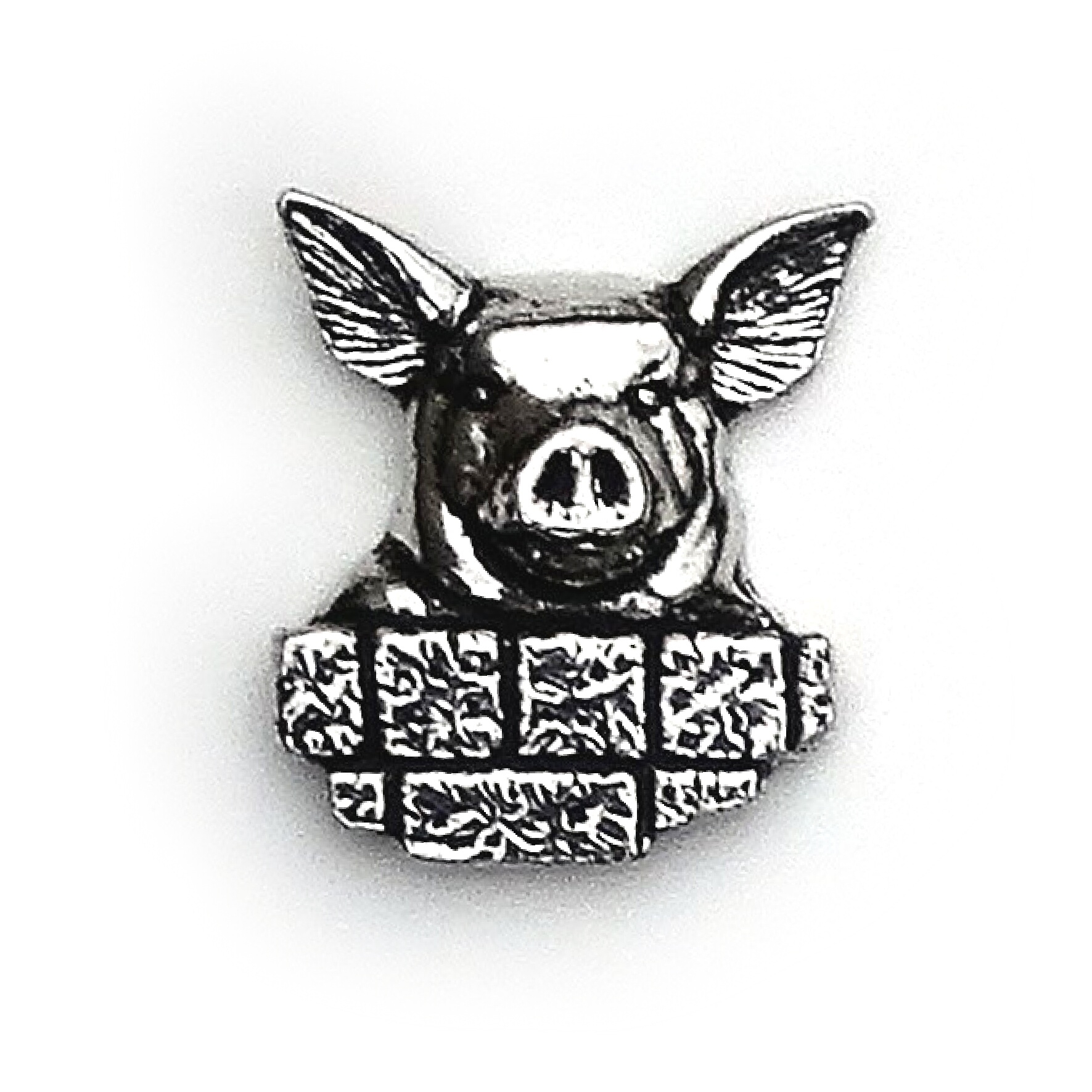 Pig Pewter Badge A33