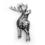 Stag 2 Pewter Badge A70