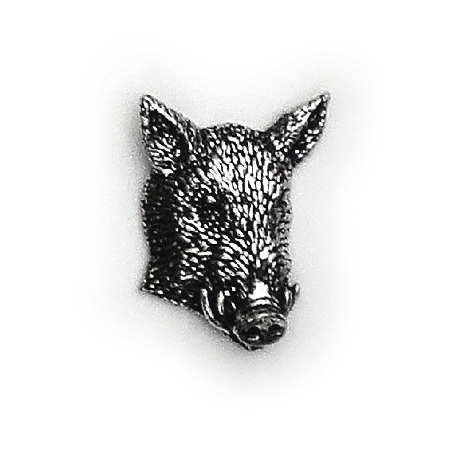 Wild Boar Head 1 Pewter Badge A44